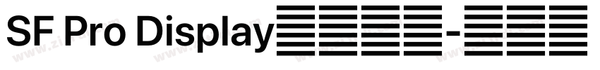 SF Pro Display苹果官方字体转换